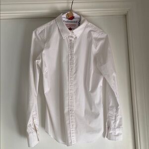 Banana Republic Riley Tailored Fit White Shirt